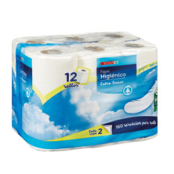 PAPEL HIGIENICO SPAR EXTRA SUAVE P-12