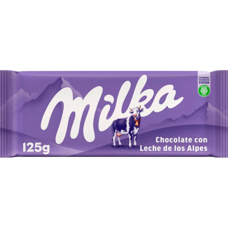 CHOCOLATE MILKA LECHE TAB. 125G