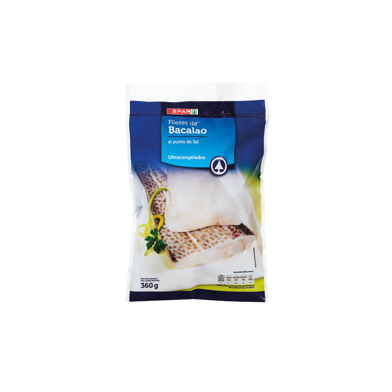 FILETE BACALAO SPAR PUNTO SAL 360G
