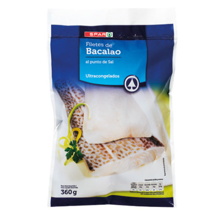 FILETE BACALAO SPAR PUNTO SAL 360G