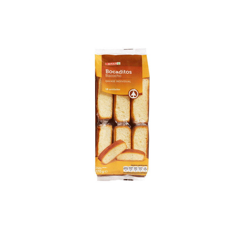 BOCADITOS SPAR PTE. 370G 18UD