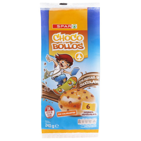 CHOCOBOLLO SPAR PTE. 240G 6UD